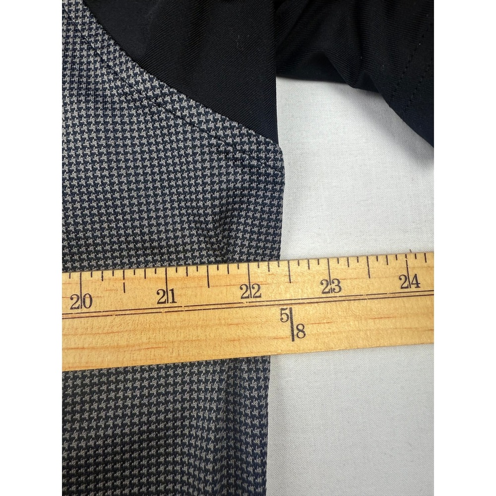 Fairway and Greene Polo Shirt Medium Grey Black Old Course St Andrews Links Tech - Picture 4 of 6